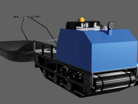 मोटर चालित टोइंग वाहन 3D मॉडल