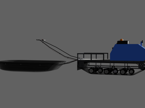 Motorized towing vehicle 3Dモデル