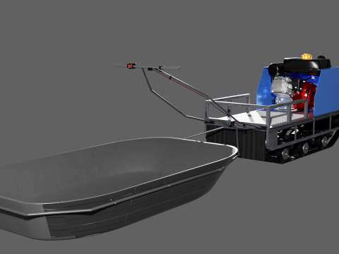 Motorized towing vehicle 3Dモデル
