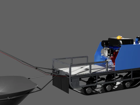 電動牽引車 3Dモデル