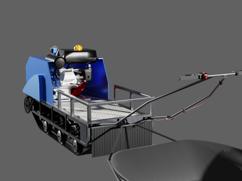 Motorized towing vehicle 3Dモデル