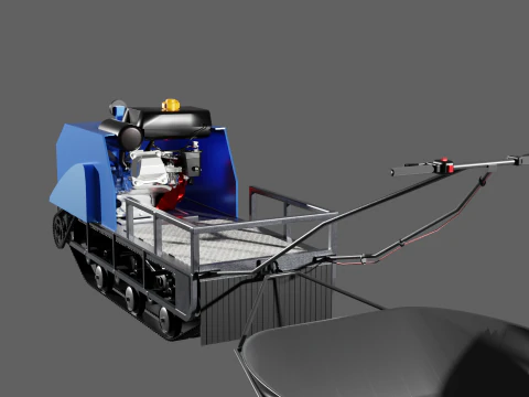 電動牽引車 3Dモデル