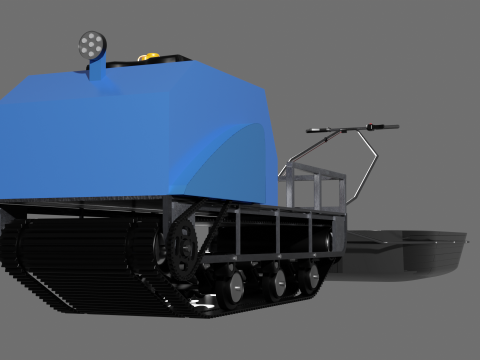 Motorized towing vehicle 3Dモデル