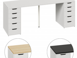 LAGKAPTEN - ALEX IKEA Desk 3D Model