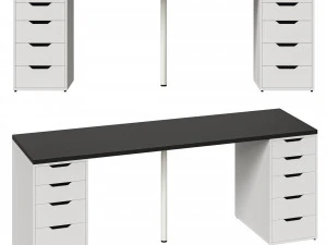 LAGKAPTEN - ALEX IKEA Desk 3D Model