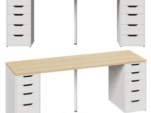 LAGKAPTEN - ALEX IKEA Desk 3D Model