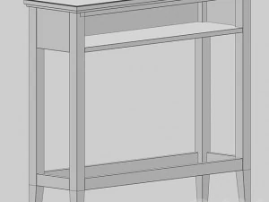 IKEA IDANS storage desk 3D Model