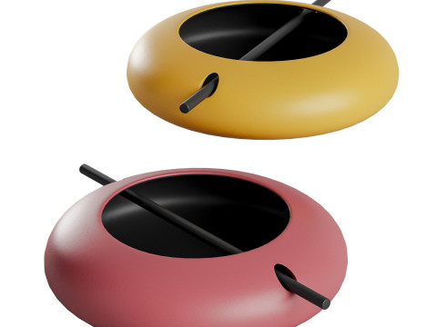 Set of vases Asia by Roche Bobois Model 3D