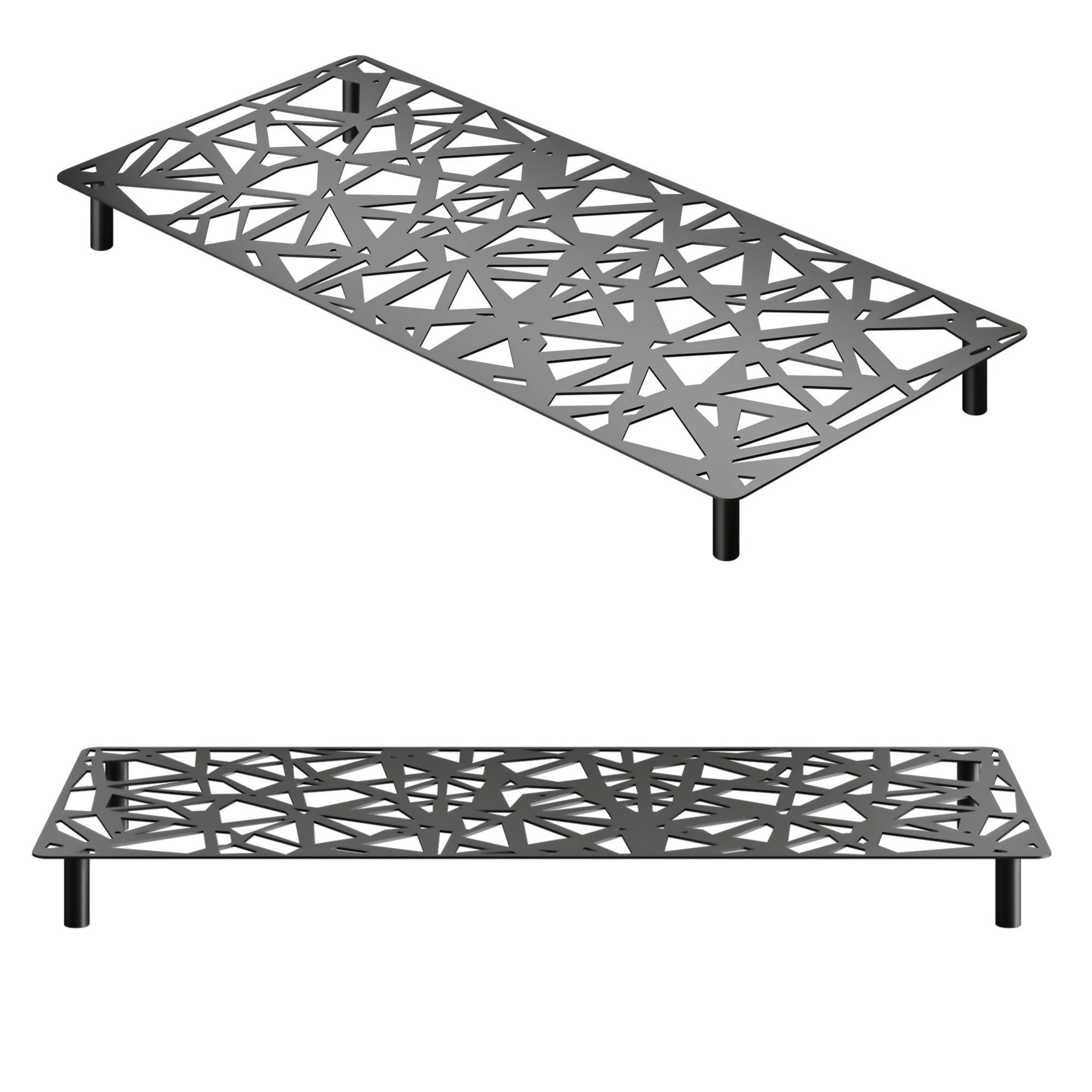Mah Jong outdoor rectangular cocktail table by Roche Bobois 3D Model .c4d .max .obj .3ds .fbx .stl .blend