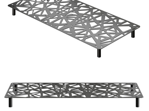 Mah Jong outdoor rectangular cocktail table by Roche Bobois 3D Model