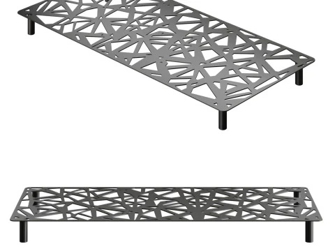 Прямоугольный коктейльный столик для улицы Mah Jong от Roche Bobois 3D Модель