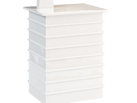 Building by Pulpo ceramic containers set Model 3D