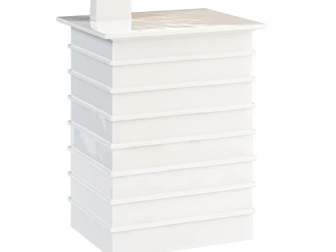 Building by Pulpo ceramic containers set 3D Model