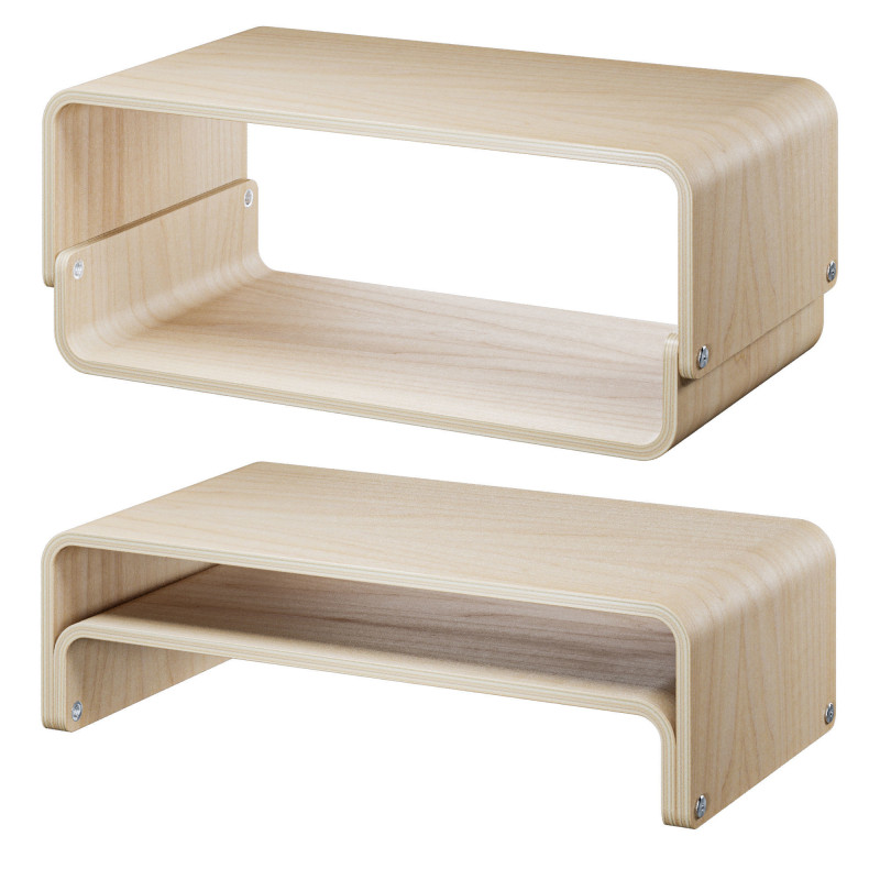 A set of 3 IKEA monitor stands Modelo 3D .c4d .max .obj .3ds .fbx .stl .blend 