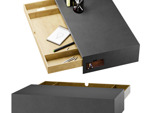A set of 3 IKEA monitor stands Modelo 3D
