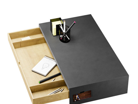 A set of 3 IKEA monitor stands Modelo 3D