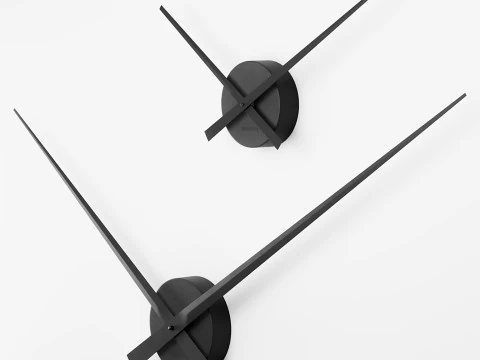 Wall clock Karlsson Little Big Time 3D Model