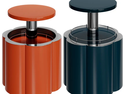 LIFT FLOWER end table - bar by Roche Bobois 3D Model