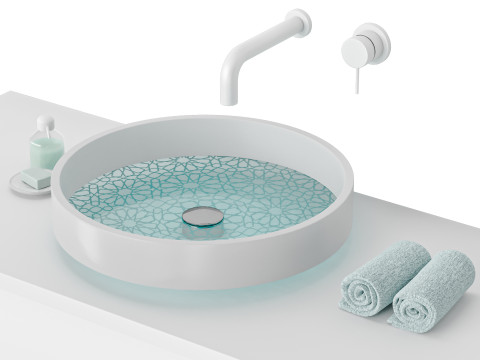 Omvivo Motif basin set 3D Model