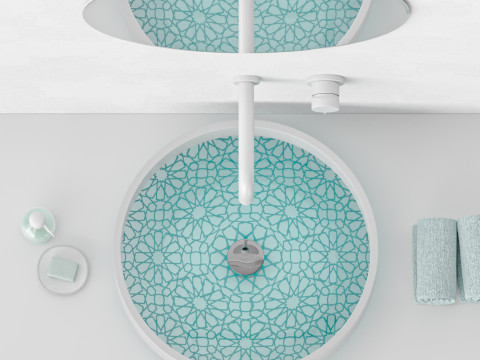 Omvivo Motif basin set 3D Model