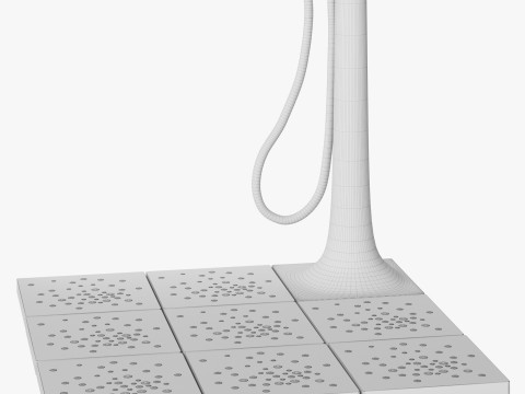 Shower system Colonna doccia Albero by Flaminia Modello 3D