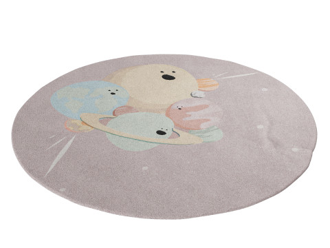 Set of Circu space theme carpets 3D Model