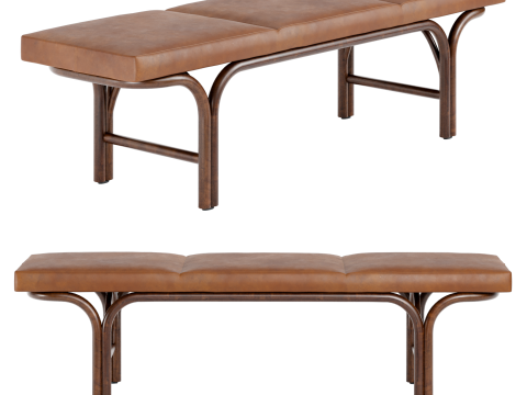 Bench 202 bench Joaquim Belsa by Expormim 3D Model