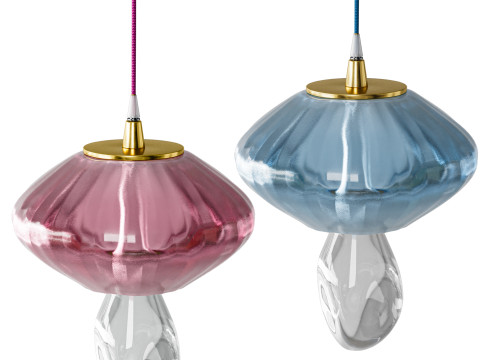 Mushroom Pendant Light by Circu 3D मॉडल