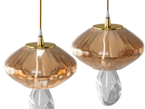 Mushroom Pendant Light by Circu 3D मॉडल