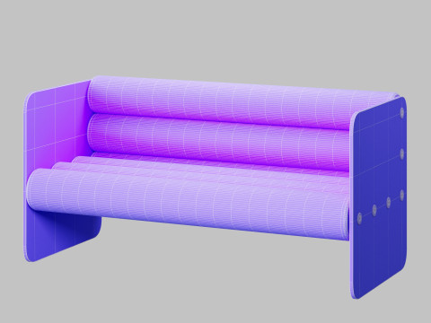 Sofa Kuumo MW01 3D 模型