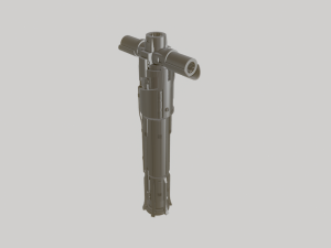 KYLO REN REPLICA LIGHTSABER HILT - 3D PRINTABLE TO SCALE Modèles 3D en vedette