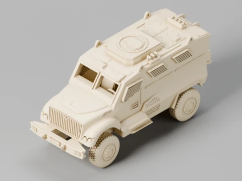 NAVISTAR DEFENSE INTERNATIONAL MAXXPRO MRAP 3D Print Model