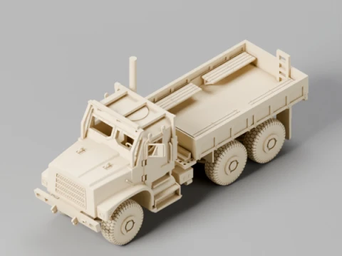 Oshkosh Defense MTVR MK23 Truck 3D Print Model