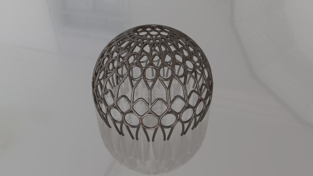 SIMPLIFIED AL WASL DOME 3D-Druckmodell .c4d .max .obj .3ds .fbx .stl .blend 