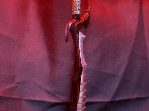SKYRIM DAEDRIC SWORD 3D PRINT MODEL Modèles 3D en vedette