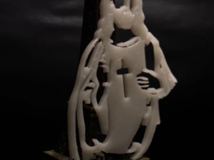 Jesus Silhouette Pendant Modelo de Impressão 3D