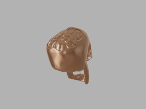 Biting Skull Ring Modello di stampa 3D