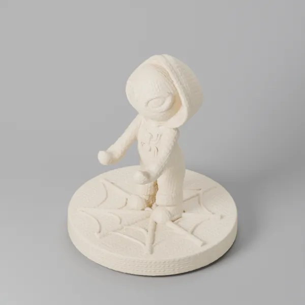 JOYSTICK HOLDER SPIDER-GWEN CHIBI 3D Print Model .c4d .max .obj .3ds .fbx .stl .blend 