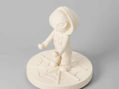 JOYSTICK HOLDER SPIDER-GWEN CHIBI 3D Print Model
