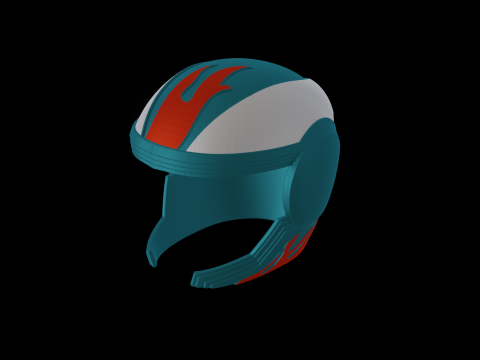 HOT WHEELS LETS RACE HELMET 3D Print Model