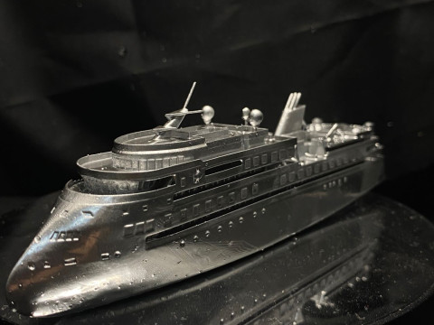OCEAN VICTORY CRUISE LINER MINIATURE 3D Print Model