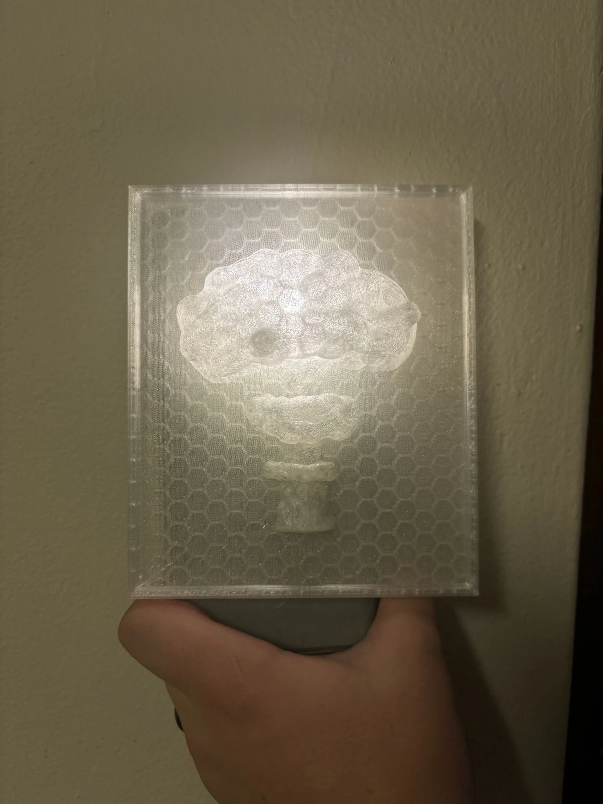 NUCLEAR MUSHROOM CLOUD WALL ART 3D Print Model .c4d .max .obj .3ds .fbx .stl .blend 