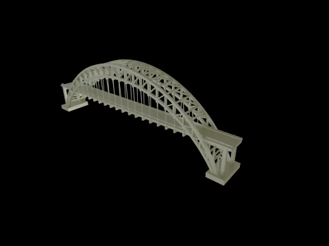 CH MITCHELL BRIDGE 3Dプリントモデル