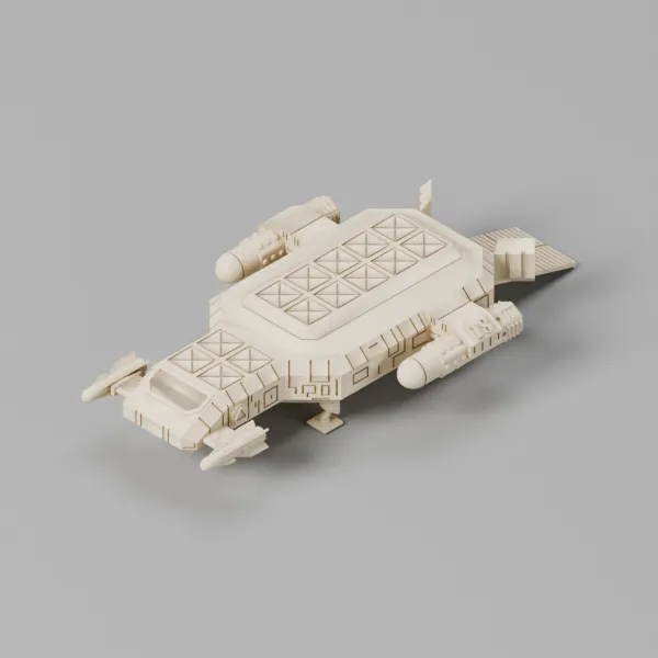 XCOM Avenger 3D Print Model .c4d .max .obj .3ds .fbx .stl .blend