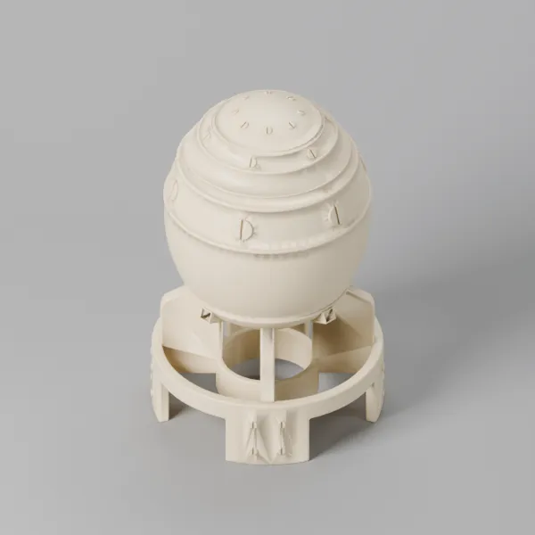 FALLOUT MINI NUKE 3D Print Model .c4d .max .obj .3ds .fbx .stl .blend 