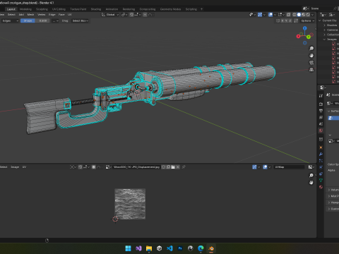 Old Model Concept Game Metro 2033 3D Model