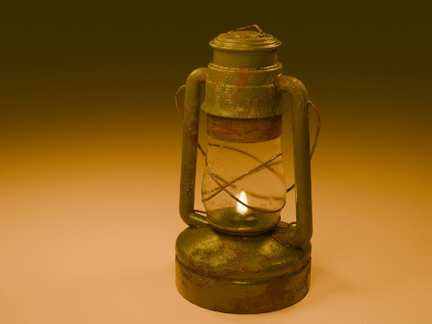 Fire lamp 3D Model