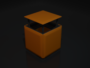 Sofa taburet 3D 模型