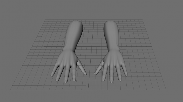 Hand Modelo 3D .c4d .max .obj .3ds .fbx .stl .blend 