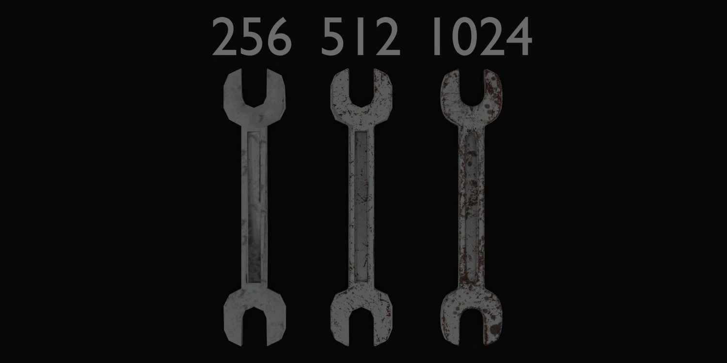 Wrench with 3D Model .c4d .max .obj .3ds .fbx .stl .blend 